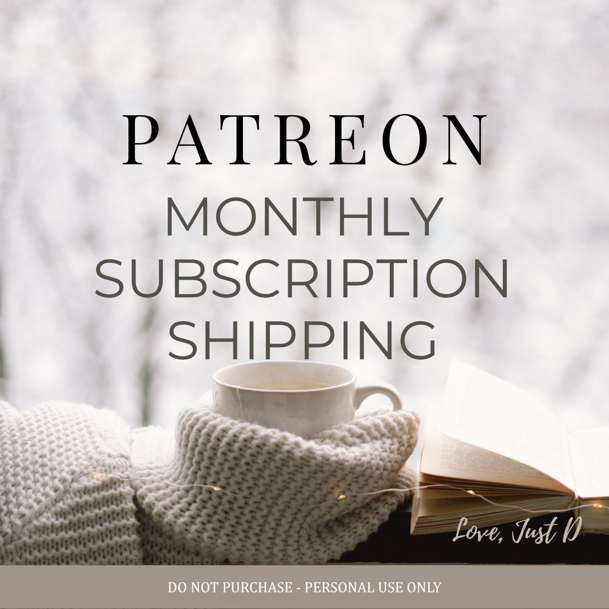 Patreon Monthly Shipping