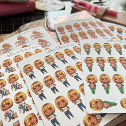 Custom aniME Sticker Sheets